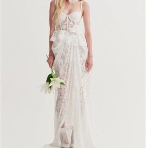 For Love & Lemons Bridal Lace Gown